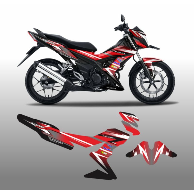 Decal Stiker Motor Honda Sonic 150R Full body