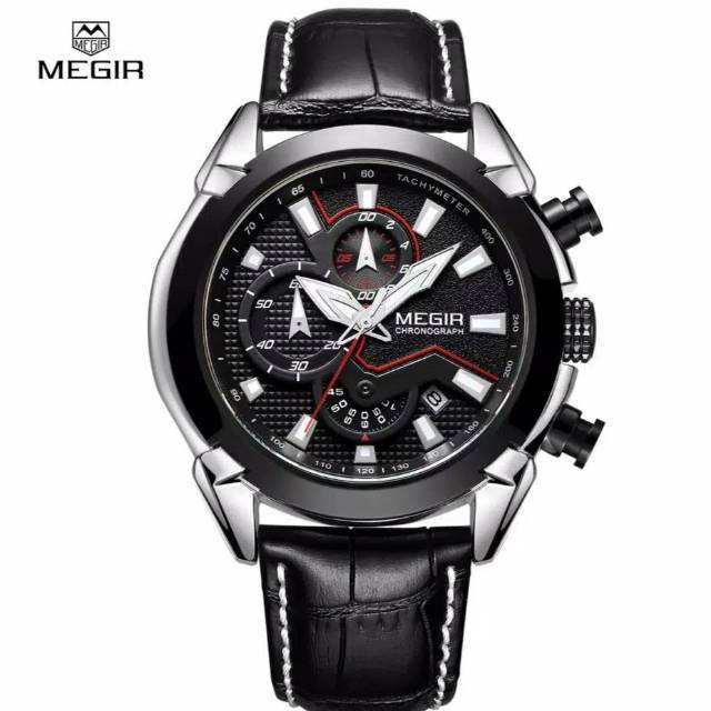 Megir 2065 / Jam Tangan Pria Kulit / Megir Original / Jam Tangan Import