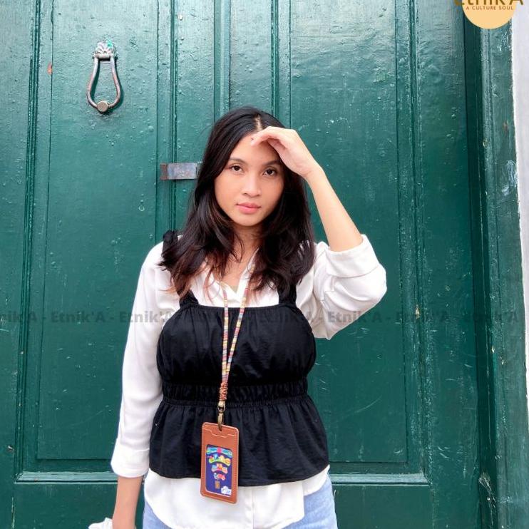 

Paling Diminati.. LANYARD TENUN / ID CARD HOLDER TALI - 3 SLOT KARTU