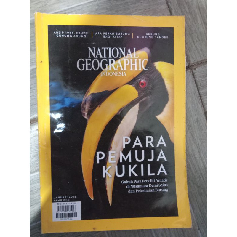majalah National geographic Indonesia bekas ORI