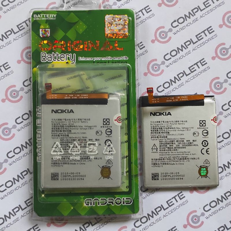 BATERAI NOKIA HE-345 | NOKIA HE345 | BATT NOKIA 5.1 PLUS | NOKIA 6.1 ORIGINAL
