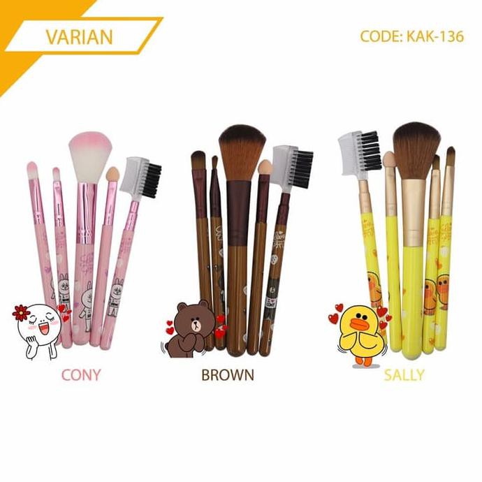 New Brush Line - Alat Kosmetik Kuas Make Up - Kak-136