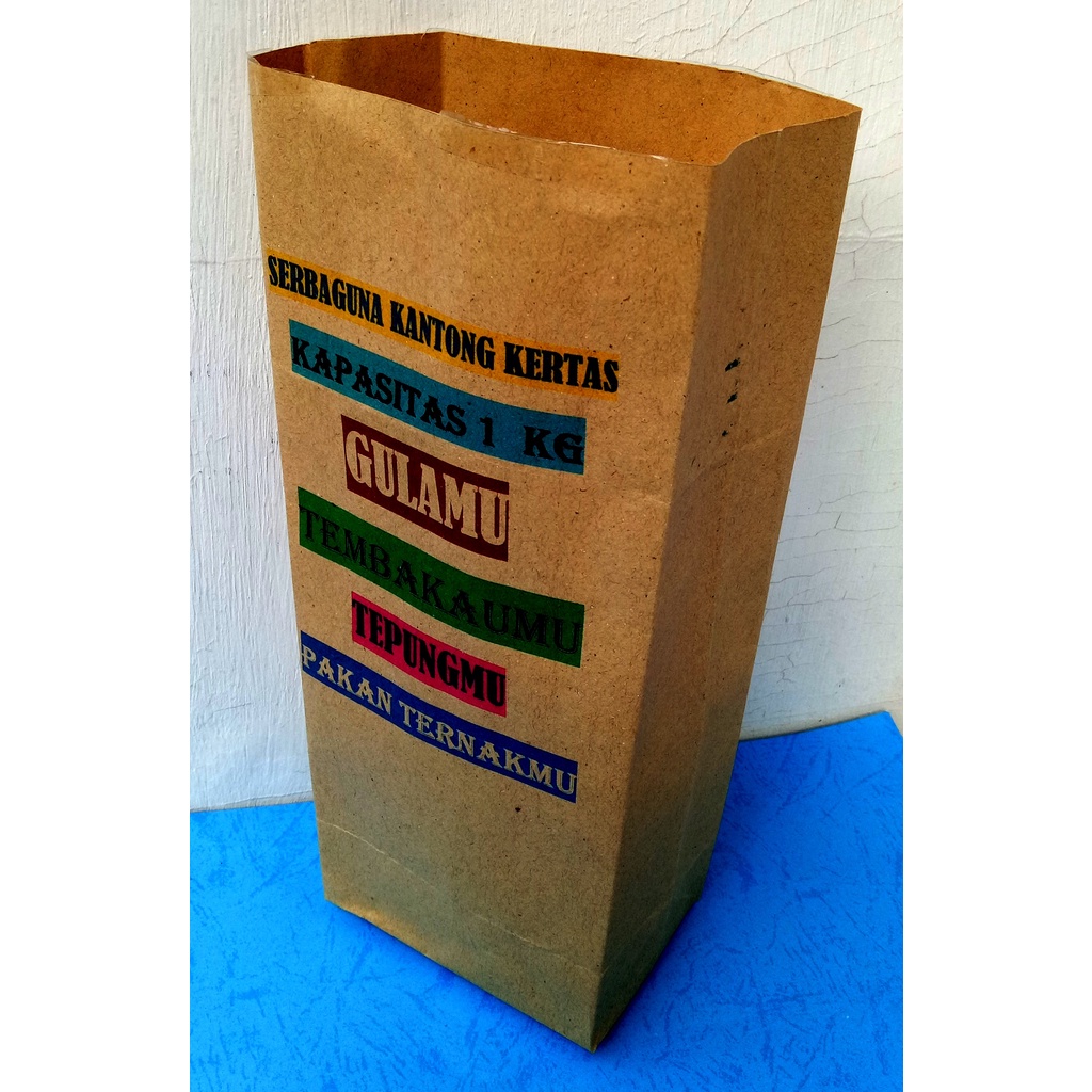 Kantong Uang > Kantong kertas > Kantong / Kantong Packing > Amplop Uang > Kantong semen mini 1 Kg