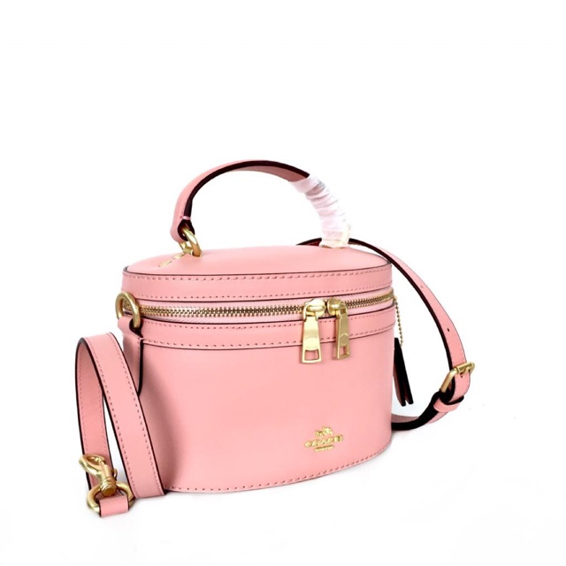 Coach Selena Trail Bag Pink dan white