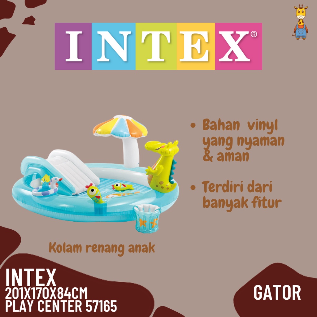 Intex 57165 Gator Play Center 201x170x84cm