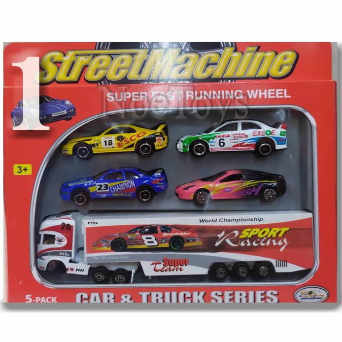 Best Produk] Kontainer Street Machine Diecast Plus Mobil
