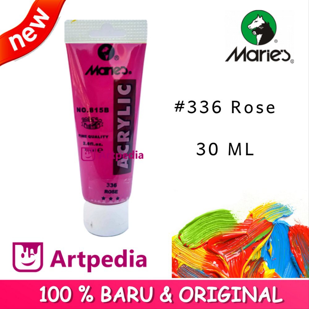 

Unik Maries - Rose - Maries Acrylic Paint 30ML - Cat Akrilik Maries 30 ML Berkualitas