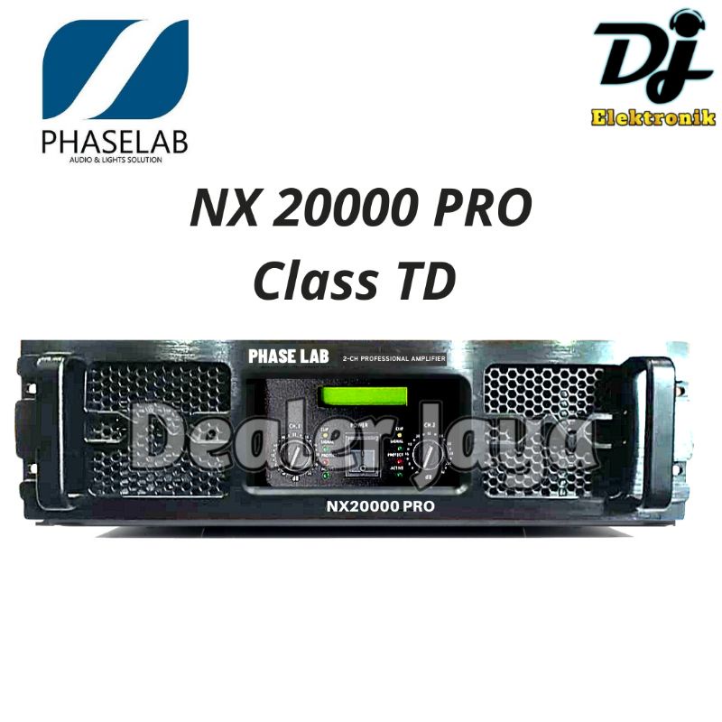 Power Ampli Phaselab / Phase Lab NX20000 Pro / NX 20000 Pro - 2 channel