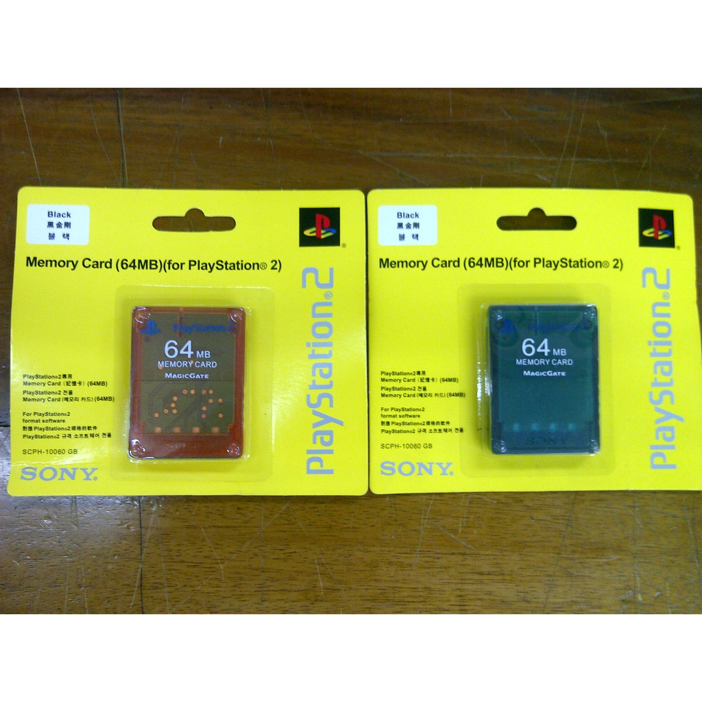 Memory Card Ps 2 Transparan Lampu 64 MB