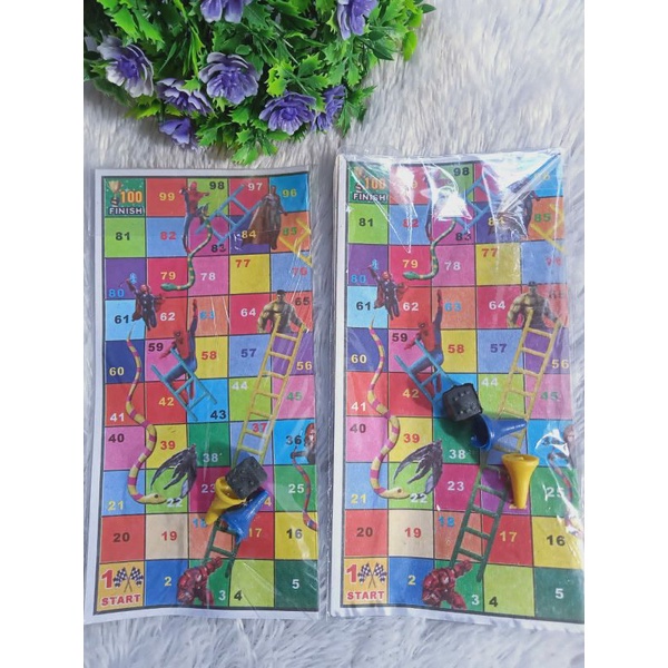 nostalgia ular tangga mainan jadul board game mainan keluarga