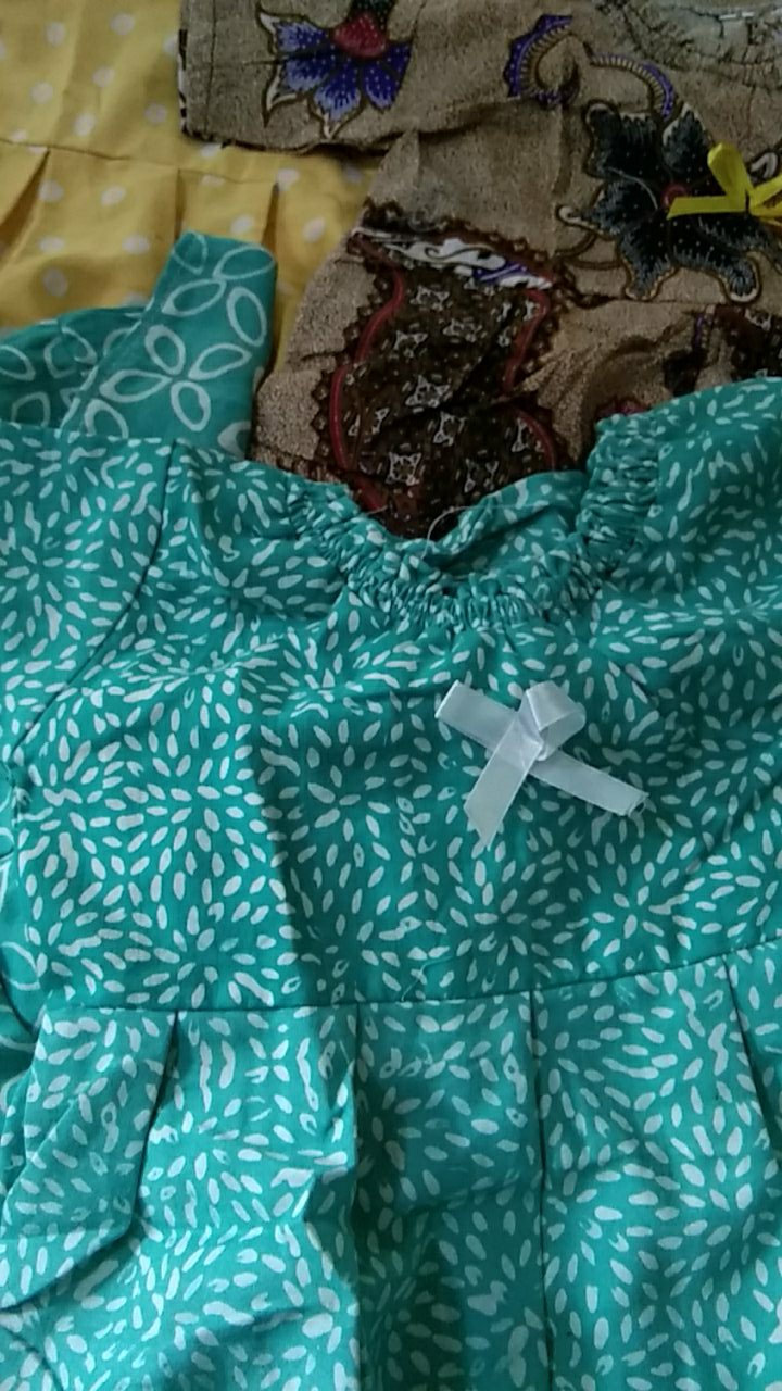 Dress Batik Bayi -2 Tahun 1 Kg 6 Pcs Termurah Cod