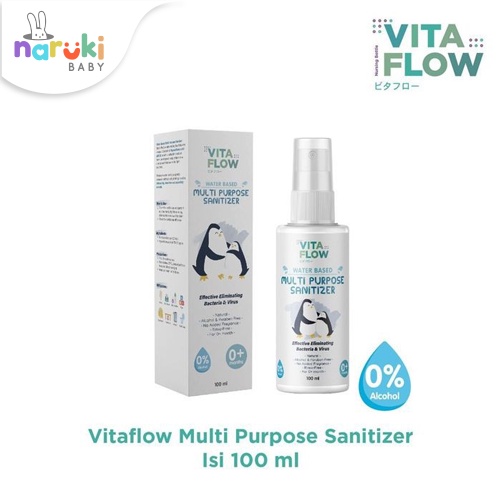 Vitaflow Multi Purpose Sanitizer 100 ml Sanitizer Spray for Baby 100ml