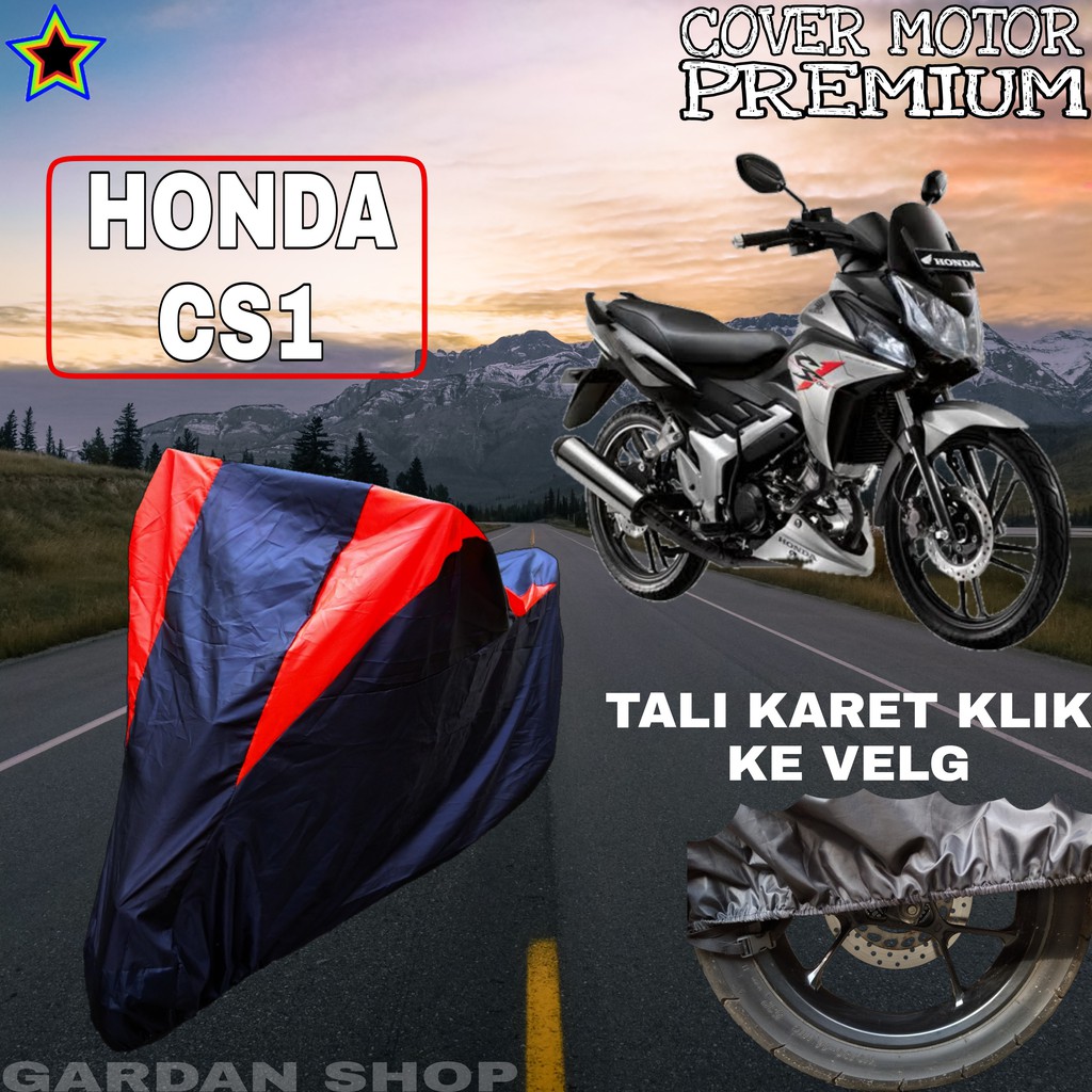 Sarung Motor HONDA CS1 Hitam MERAH Body Cover Penutup Pelindung Motor Honda Cs1 PREMIUM