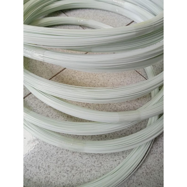Ruji jeruji fiber.putih susu 1.0mm.1.3mm. rol