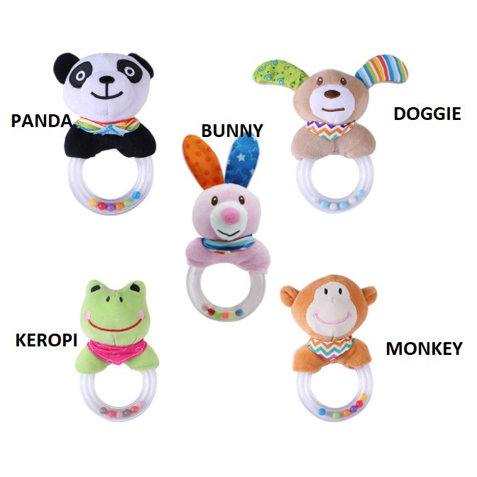 BSS Rattle Krincing Syal Mainan Bayi Untuk Merangsang