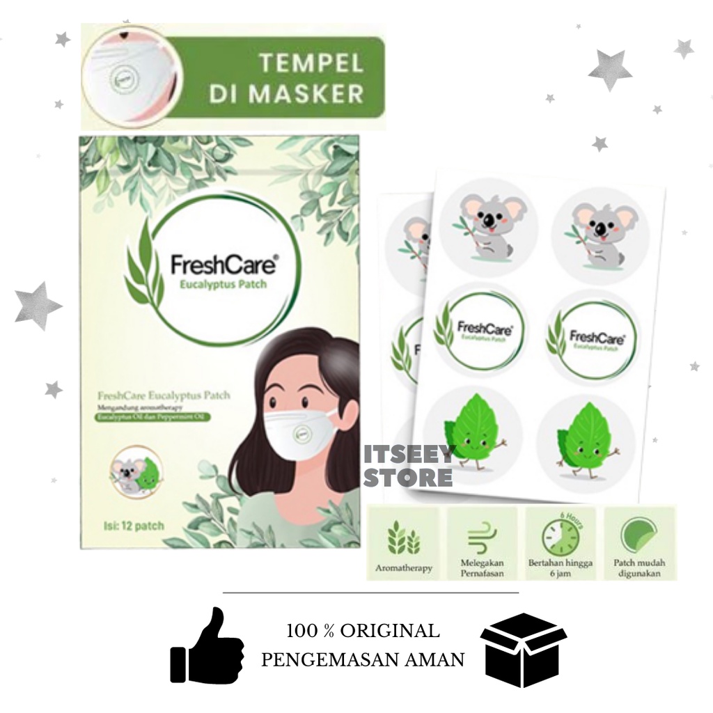 Jual FreshCare Eucalyptus Patch 1 Sachet Isi 12 Patch | Shopee Indonesia