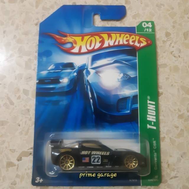 Hot Wheels 2007 Treasure Hunt Regular Corvette C6R ban plastik