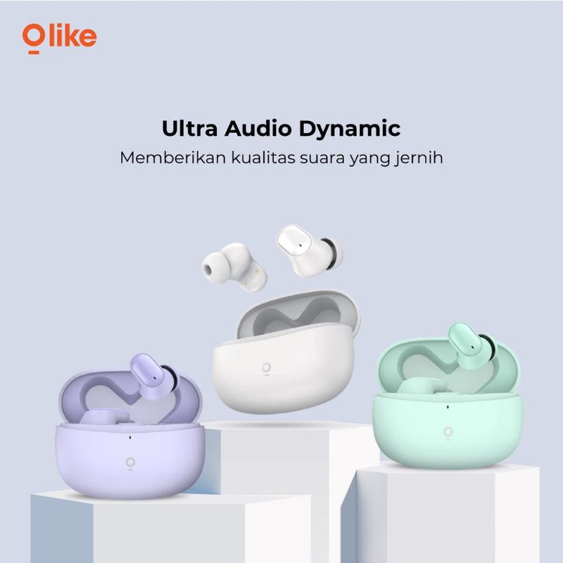 Olike Hero T10 True Wireless Earphone TWS Macaron Long Lasting Batter / Garansi Resmi 1thn