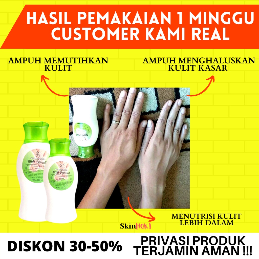 LOTION PEMUTIH BADAN PERMANEN PENCERAH KULIT SYB LOTION BIBIT PEMUTIH 100ml PELEMBAB KULIT KERING ORIGINAL BPOM