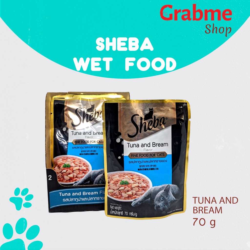 Sheba Pouch Makanan Kucing Basah Wet Food 70gr all variant