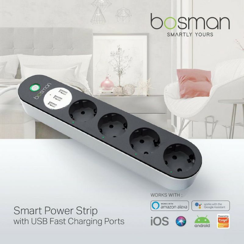 stop kontak Bosman Smart Power Strip Wifi