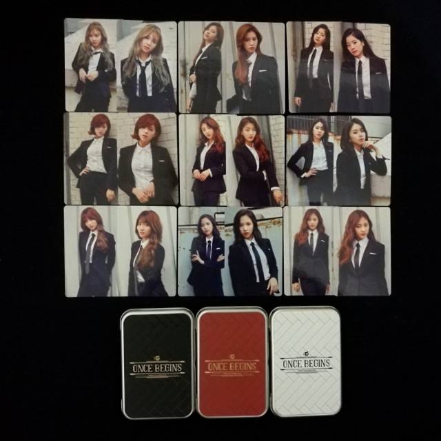 [RARE] Twice Once Begin photocard ver B