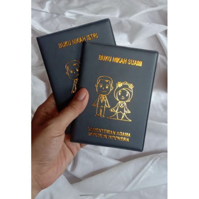 

Cover buku nikah/ sampul buku nikah bergambar
