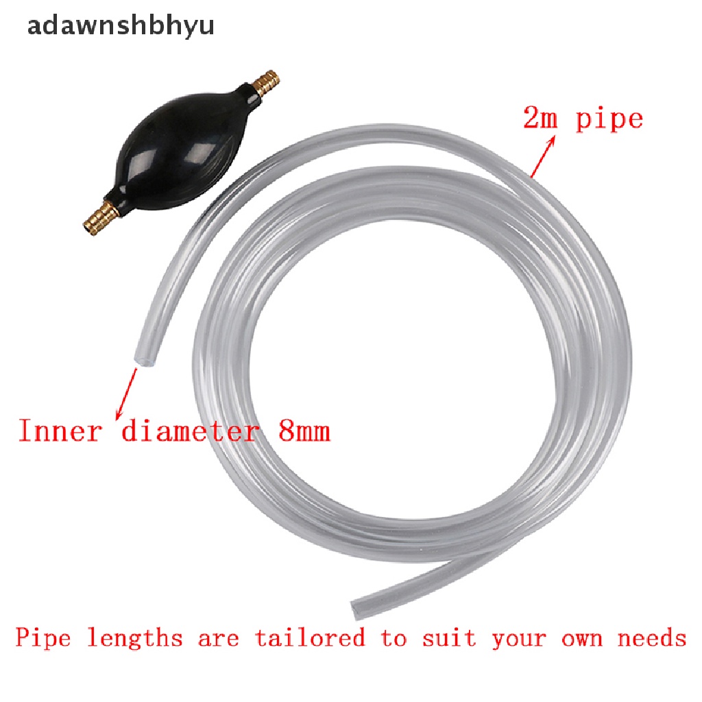 [adawnshbhyu] Pompa Sifon Tangan Bensin Solar Air Minyak transfer Bahan Bakar Cair easy use pump