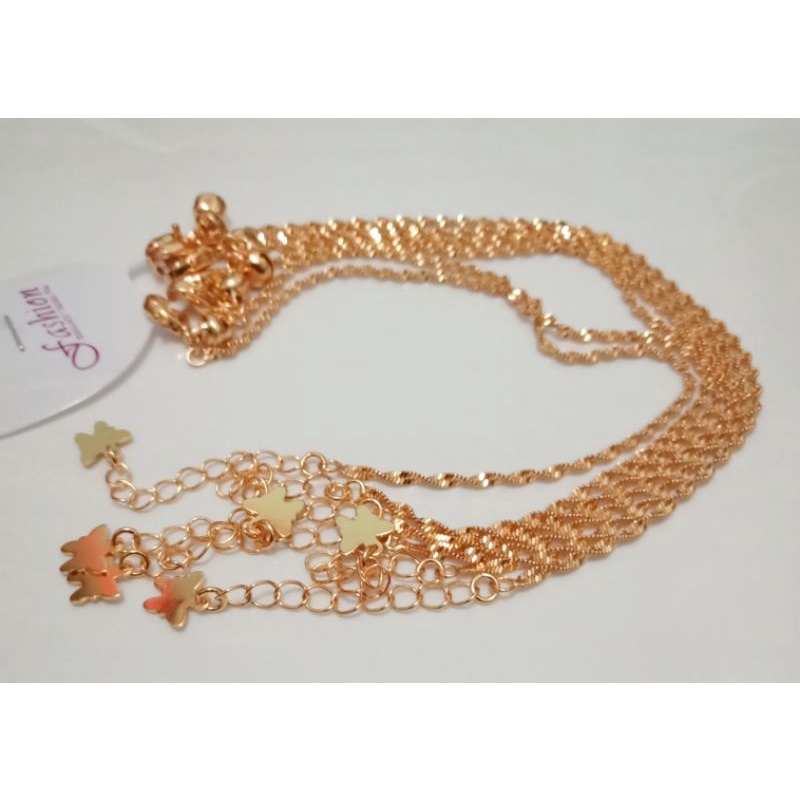 NK92. Gelang tangan xuping wanita lapis emas ukuran 18-20 cm