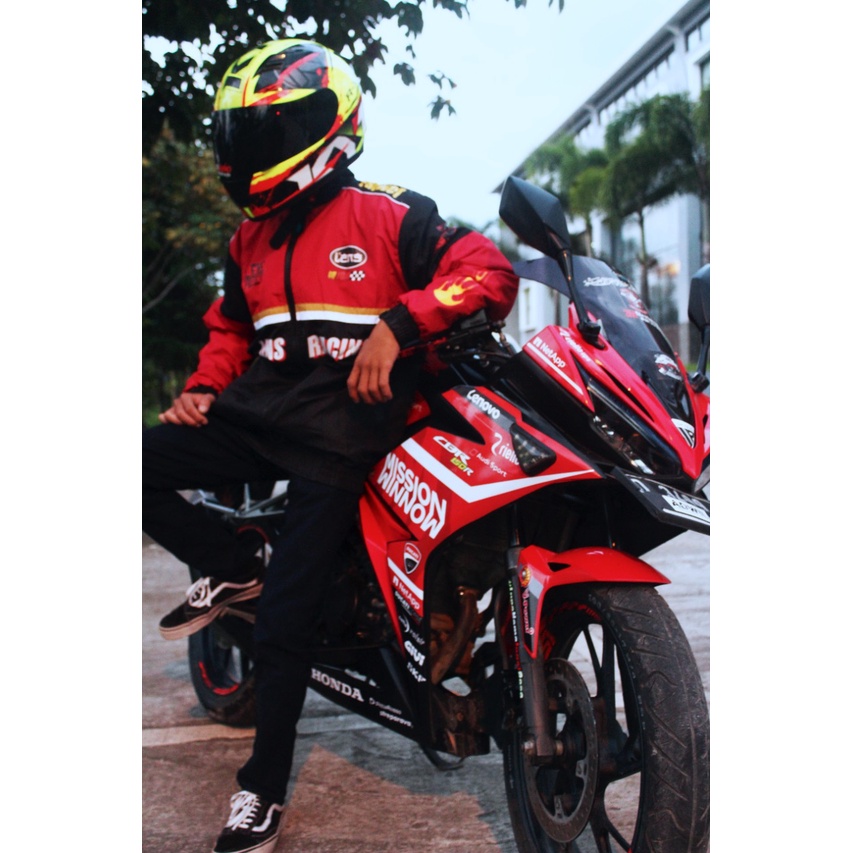 JACKET NASCAR LENS RACING PARASUT TEBAL PRIA WANITA/JACKET BALAP