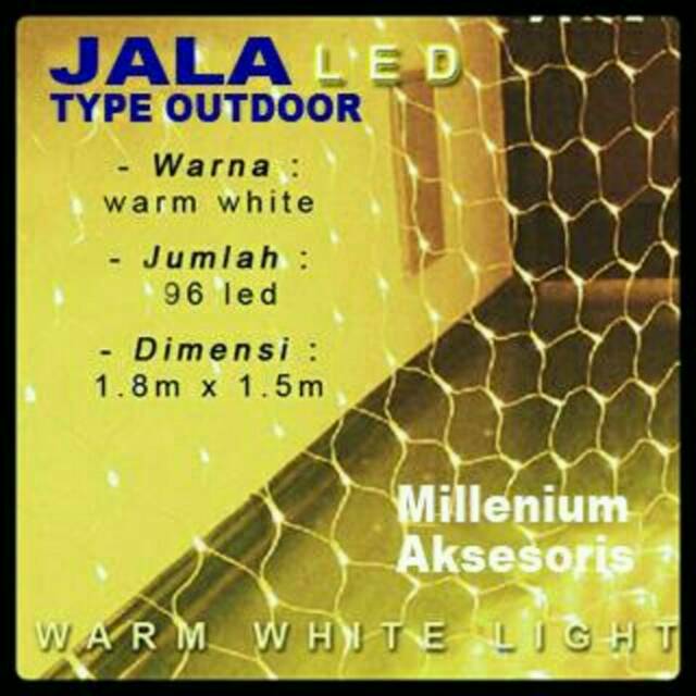 Lampu Hias Dekorasi Led Model Jala Jaring Warna Warm Lampu Hias Dekorasi Led Model Jala Jaring Warna Warm