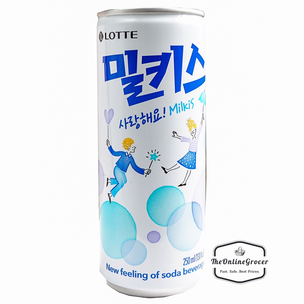 Lotte Milkis Soda 250ml - Minuman Soda Susu Korea