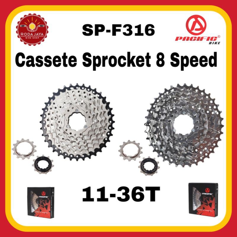 PASIFIC SP-F316 Cassete Sprocket 8 Speed 11-36T