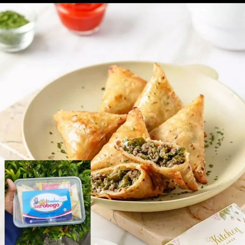 

sambosa ayam isi 10pcs