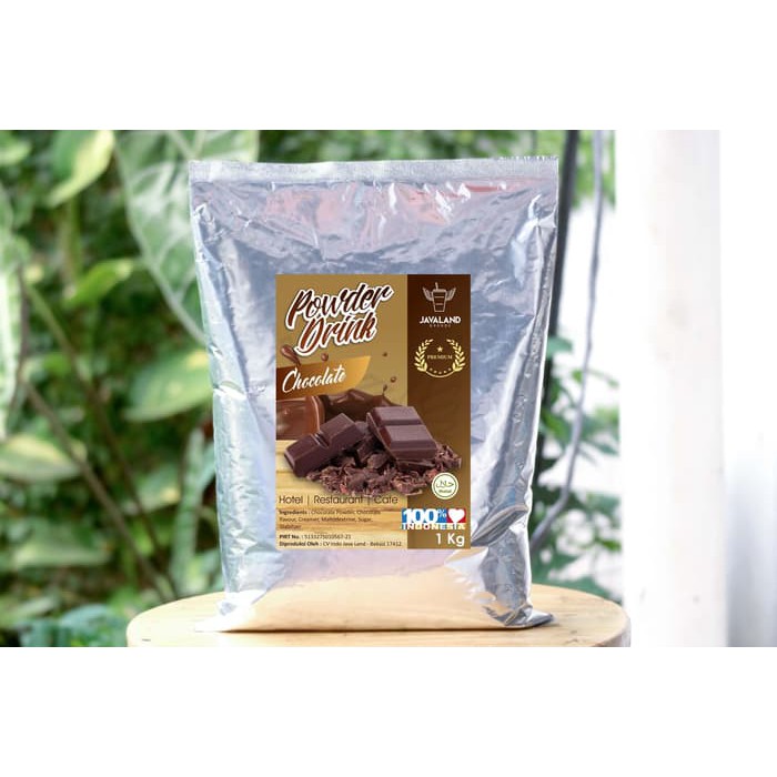 Javaland Bubuk Minuman Rasa Chocolate / Coklat 1Kg - Premium Plain | Bubble Powder Drink Boba