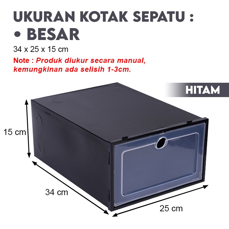 Kotak Sepatu Lipat Serbaguna box sepatu Tempat Penyimpanan Sandal Shoes Storage Box Worldhome66