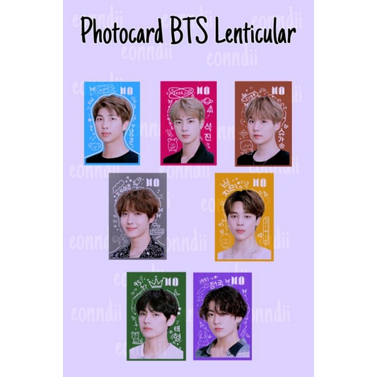 photocard Lenticular BTS