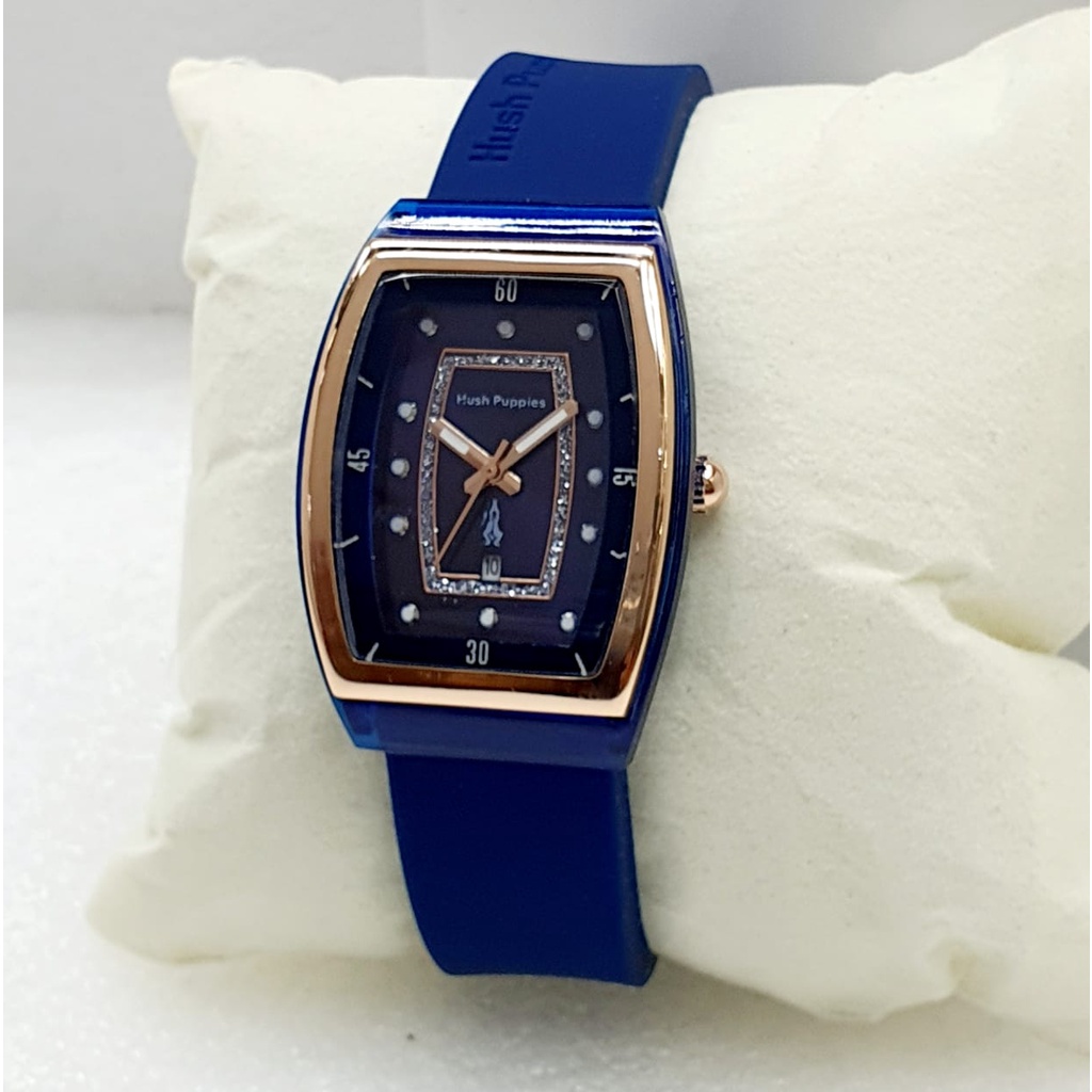 (BEST SELLER) JAM TANGAN WANITA HUSH PUPPIES TANGGAL AKTIF FREE BOX