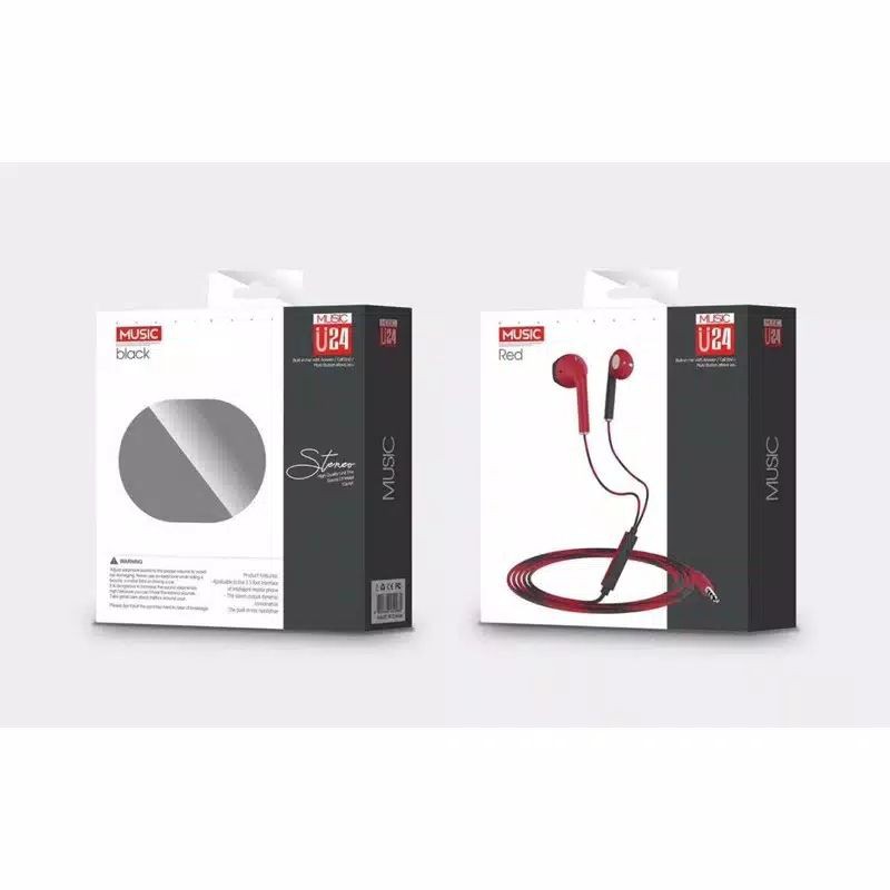 Headset U24 Macaron Color HIFI Headset / Headset warna