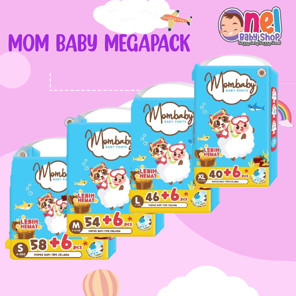 Mombaby S54+6 M50+6 L42+6 XL36+6 XXL32+6