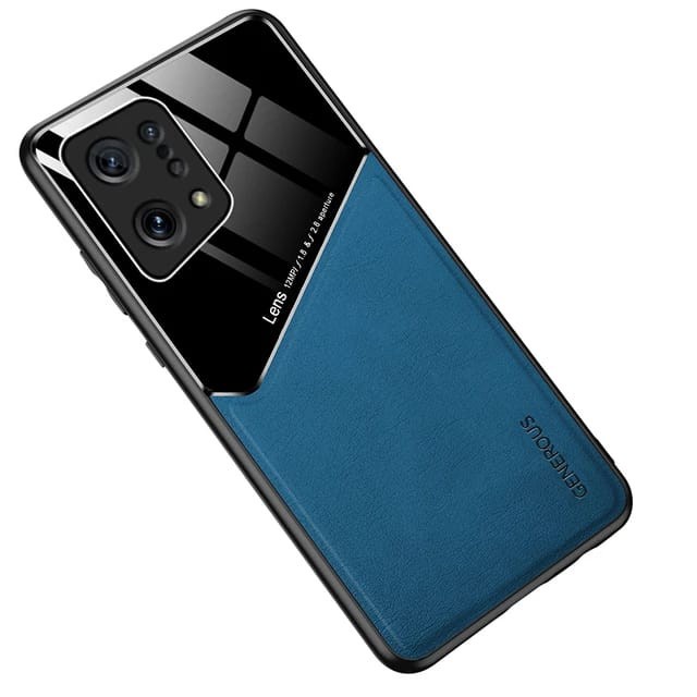 OPPO FIND X5 PRO 5G / FIND X3 PRO SOFT CASE PREMIUM PLEXIGLASS LEATHER