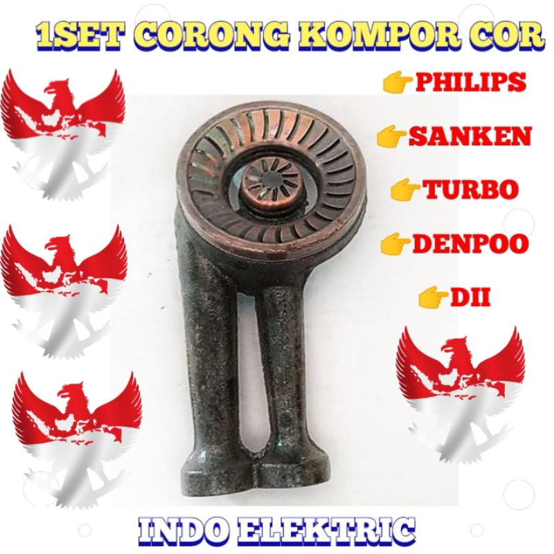 CEROBONG / CORONG TUNGKU KOMPOR GAS COR BABET SANKEN PHILIPS TURBO DLL