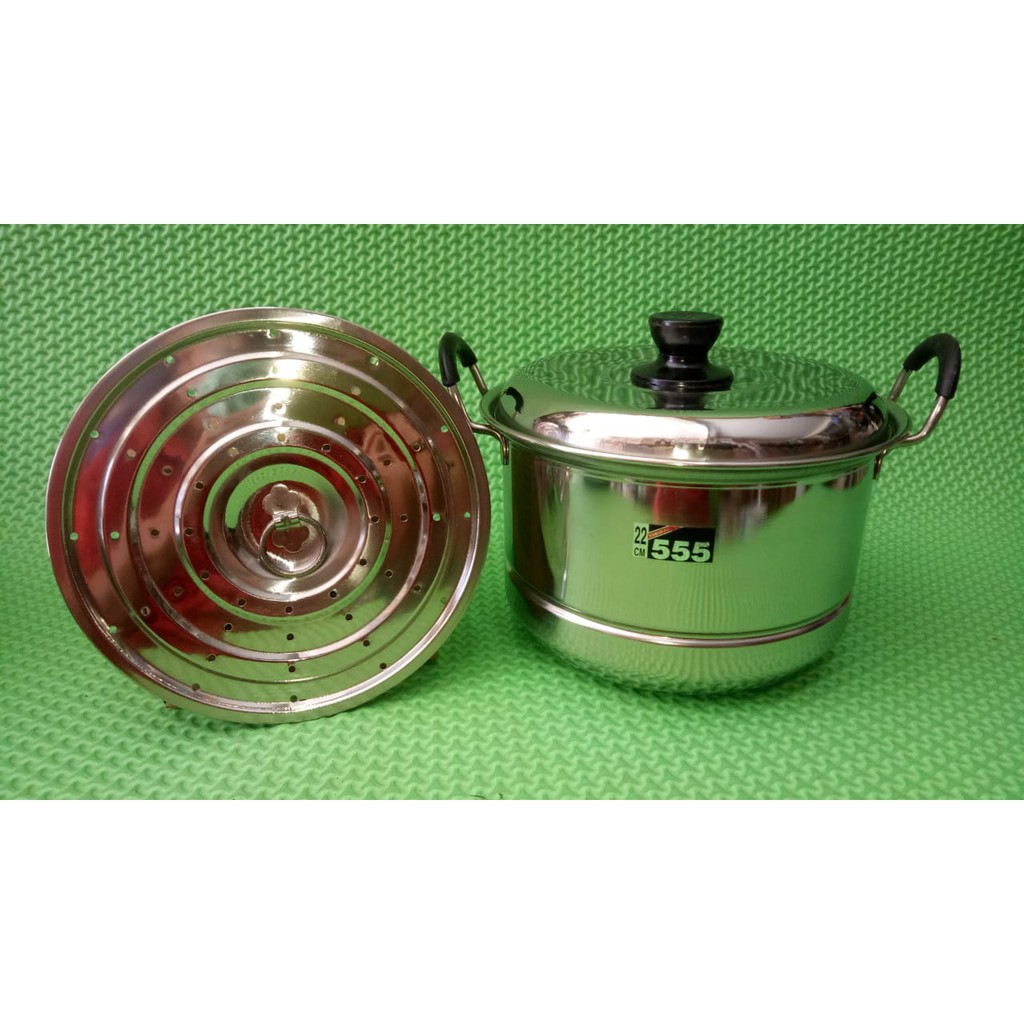 Panci kukus - steamer 20cm-24cm / 555 / Stainless Steel