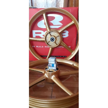 VELG RCB JUPITER Z PNP MP UKURAN DEPAN 140X17 BELAKANG 160X17 SET NAP GEAR