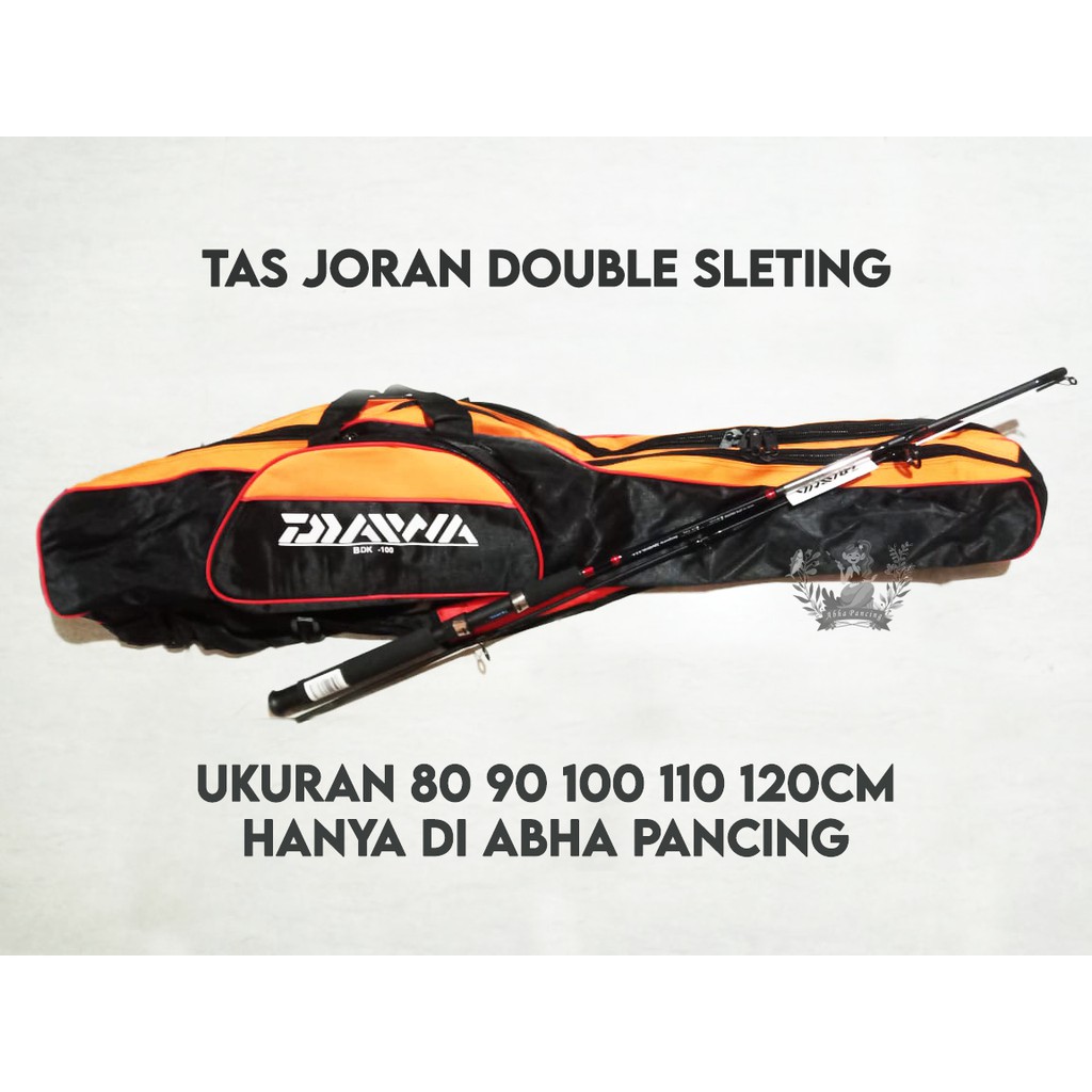 Tas Joran Pancing Double Sleting 80 90 100 110 120 cm Daiwa Pilih Ukuran Pilih Warna Original Murah