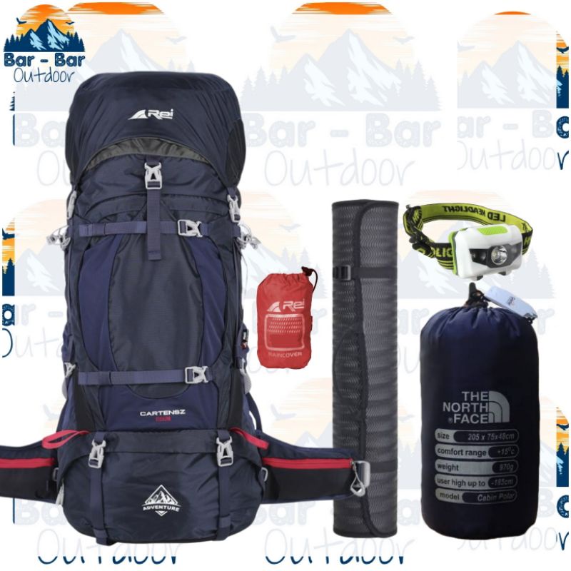 Paket Murah Tas Gunung Tas Outdoor Carrier Arei Rei Cartenz Premium 60L