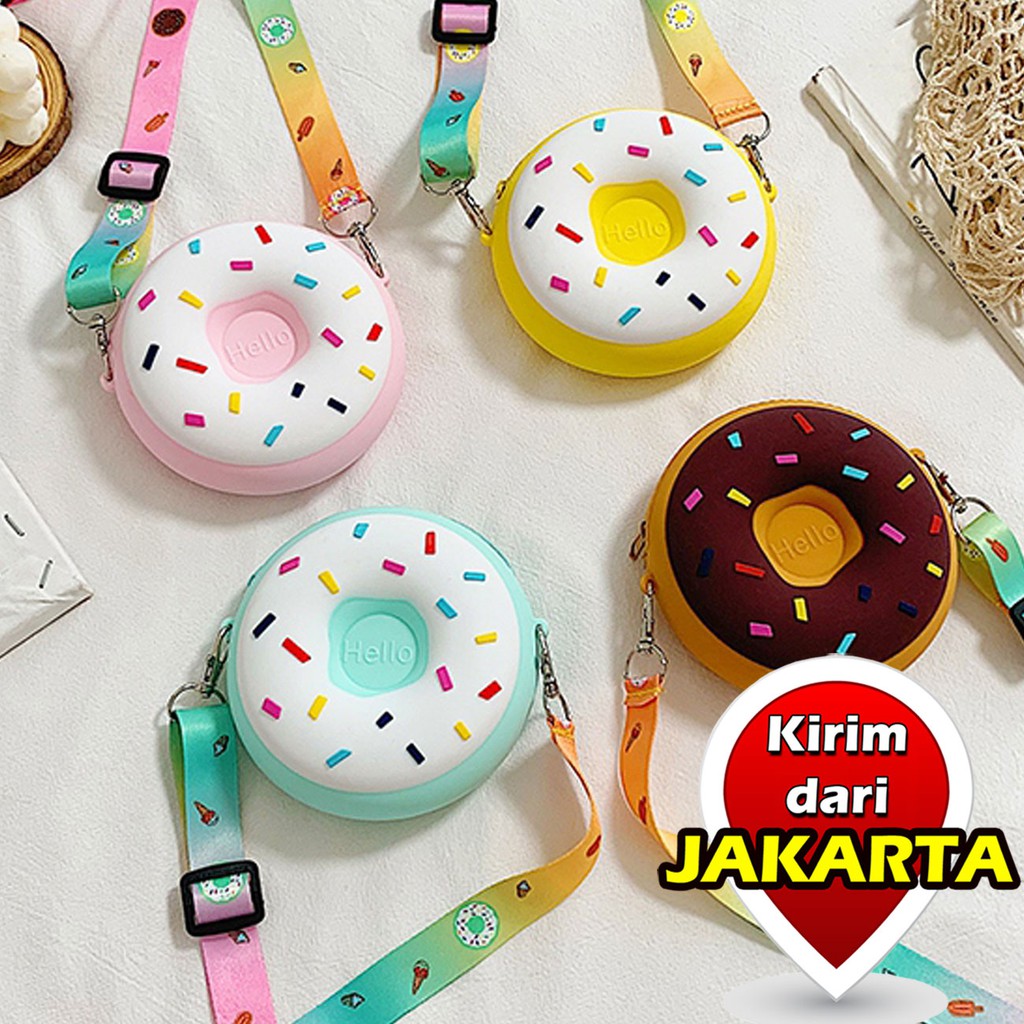 Tas Anak Rubber Jelly Donut