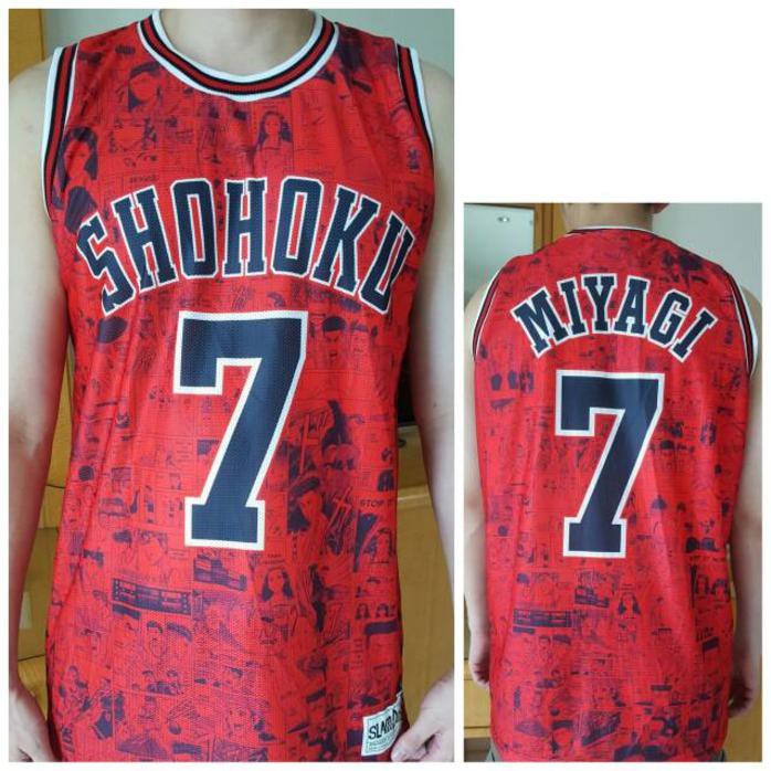 Jersey Shohoku Komik Merah