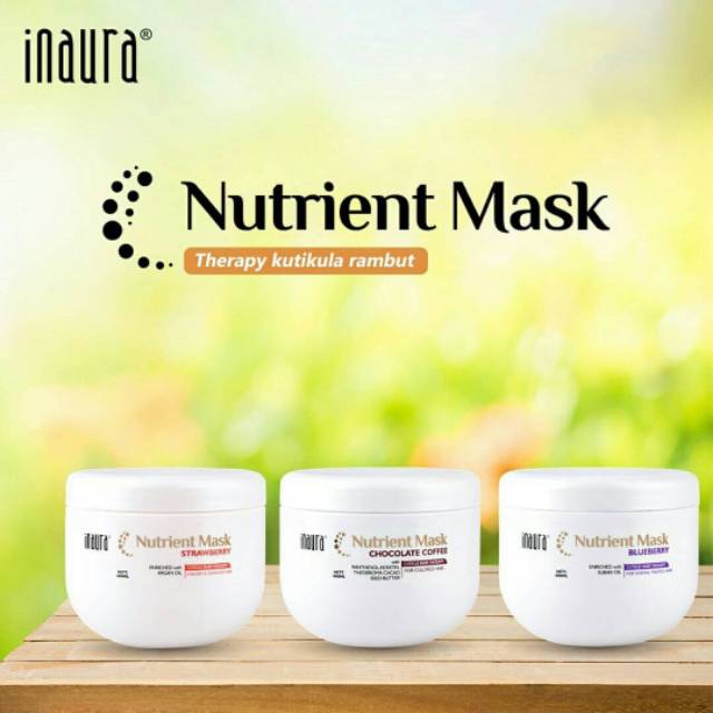 Inaura Nutrient Mask 500ml - Masker Rambut