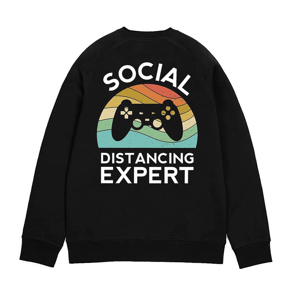 Crewneck Social Distancing Limited Edition / Crewneck Jepang / Crewneck Pria / Size M L XL XXL